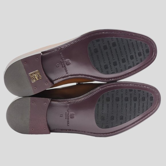 Bruno Magli Arezzo Burnished Leather Penny Loafer - Picture 4 of 5